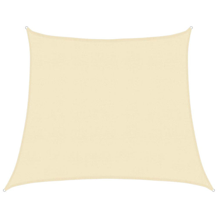 Vidaxl Zonnezeil 160 g m² 4 5x4 M HDPE Cream -Colored