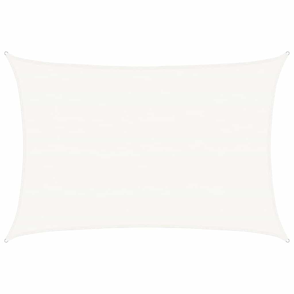 Vidaxl Zonnezeil 160 g m² 5x6 M HDPE -Weiß
