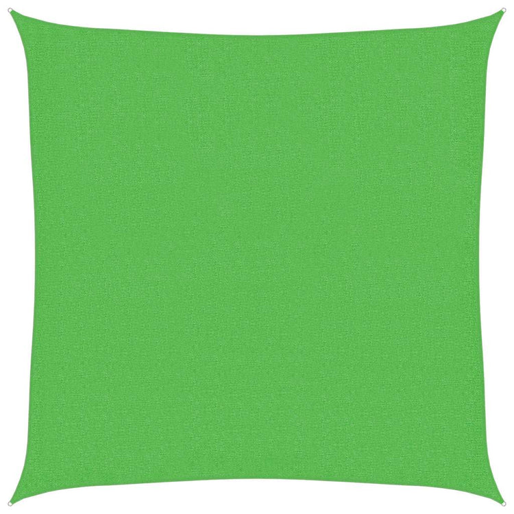 VidaXL Sonnensegel 160 g m² 2,5x2,5 m HDPE Hellgrün