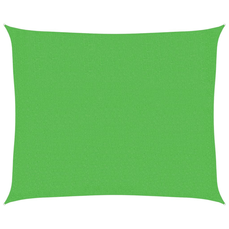 Vidaxx Sonnensegel 160 g m² 2,5x3 m HDPE hellgrün