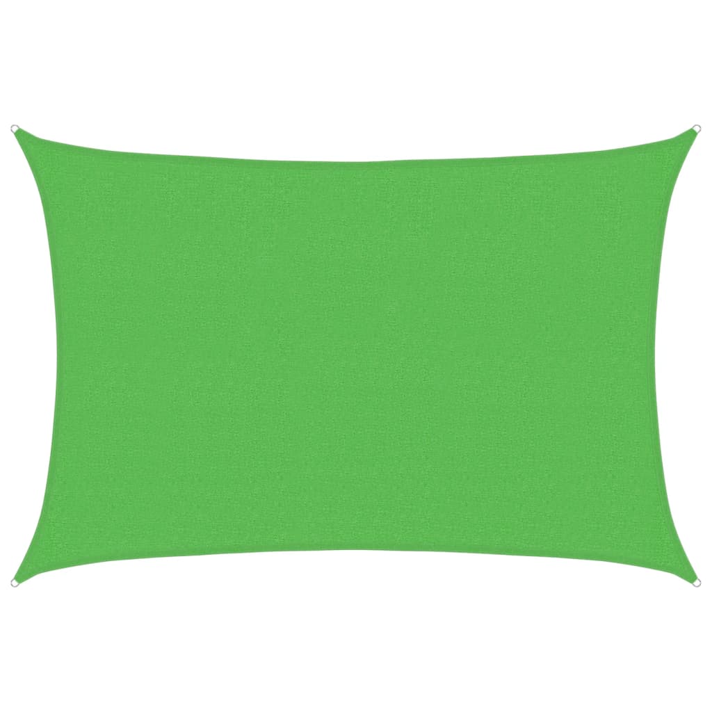 Vidaxx Sonnensegel 160 g m² 2,5x4 m HDPE Hellgrün