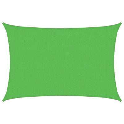 Vidaxl Zonnezeil 160 g m² 3x4,5 M HDPE hellgrün