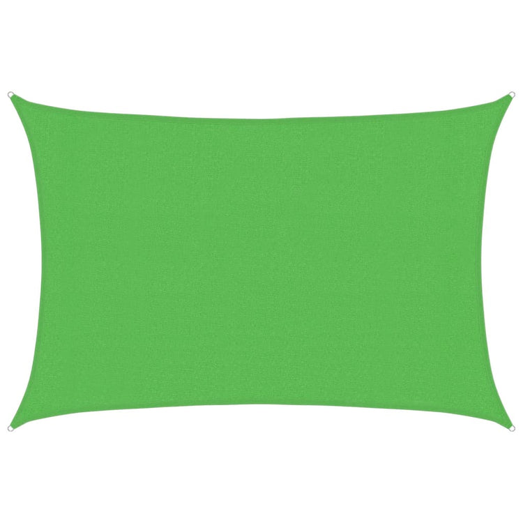 Vidaxl Zonnezeil 160 g m² 3x4,5 M HDPE hellgrün