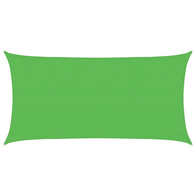 Vidaxl Zonnezeil 160 g m² 3x6 M HDPE hellgrün