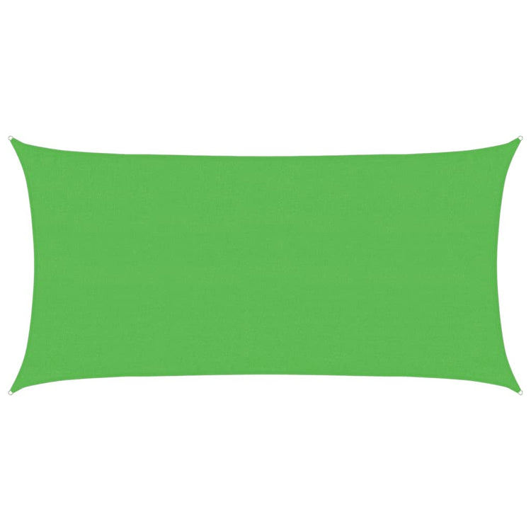 Vidaxl Zonnezeil 160 g m² 3x6 M HDPE hellgrün