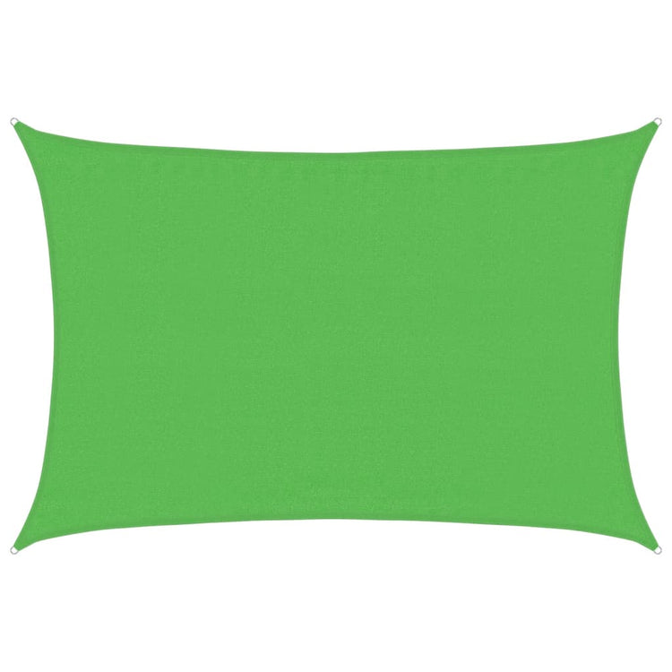 Vidaxl Zonnezeil 160 g m² 3,5 x 5 m HDPE hellgrün