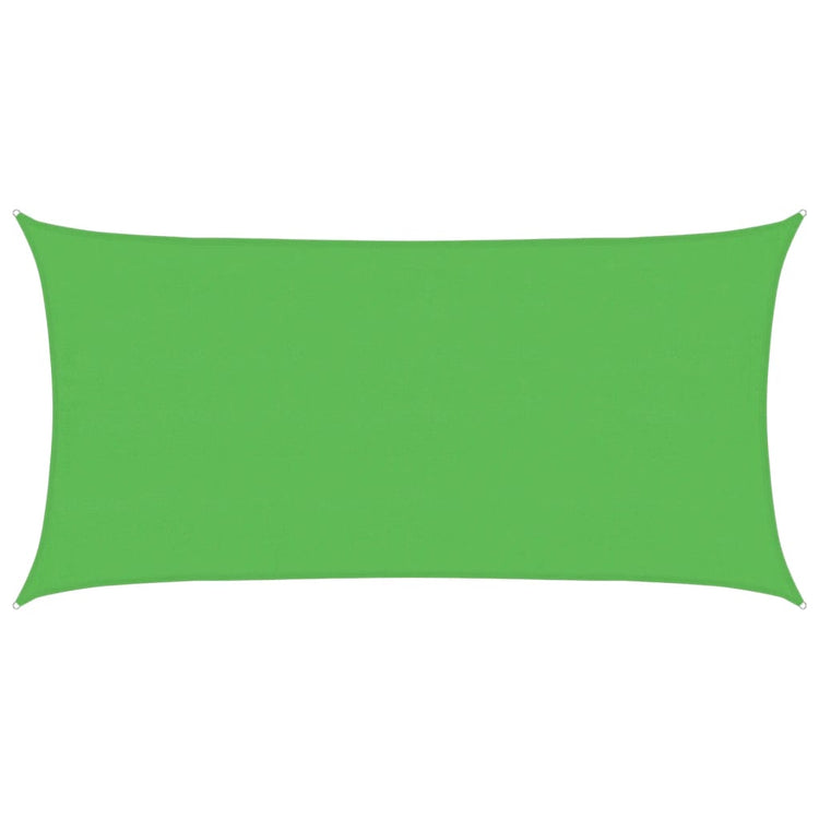 Vidaxl Zonnezeil 160 g m² 4x7 M HDPE hellgrün