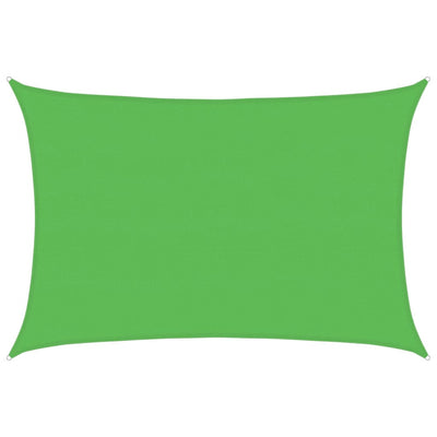 Vidaxl Zonnezeil 160 g m² 5x7 M HDPE hellgrün