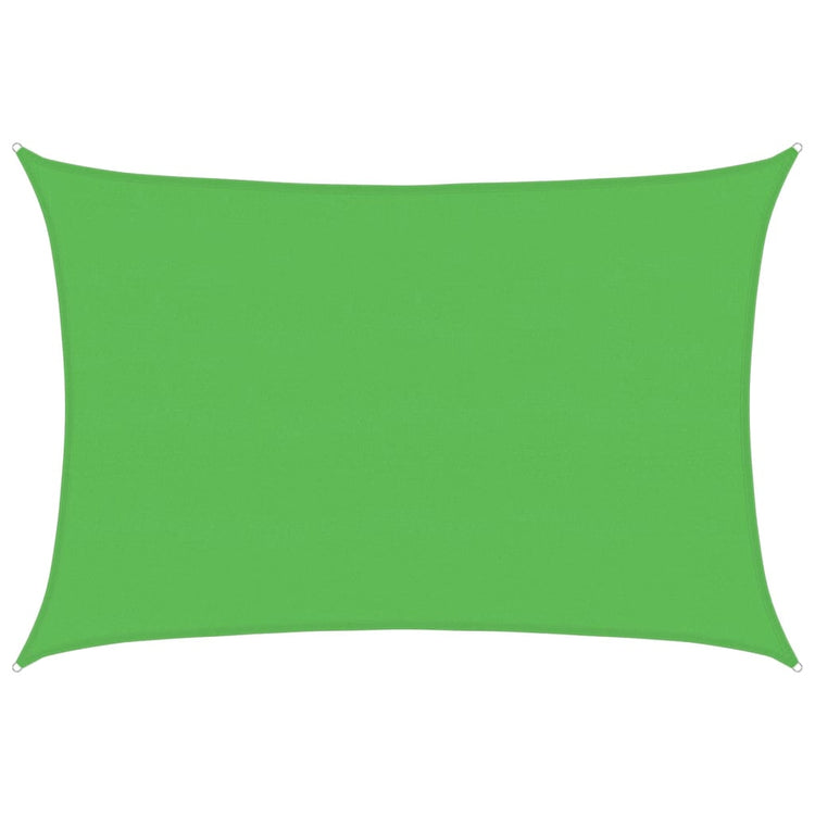 Vidaxl Zonnezeil 160 g m² 5x7 M HDPE hellgrün