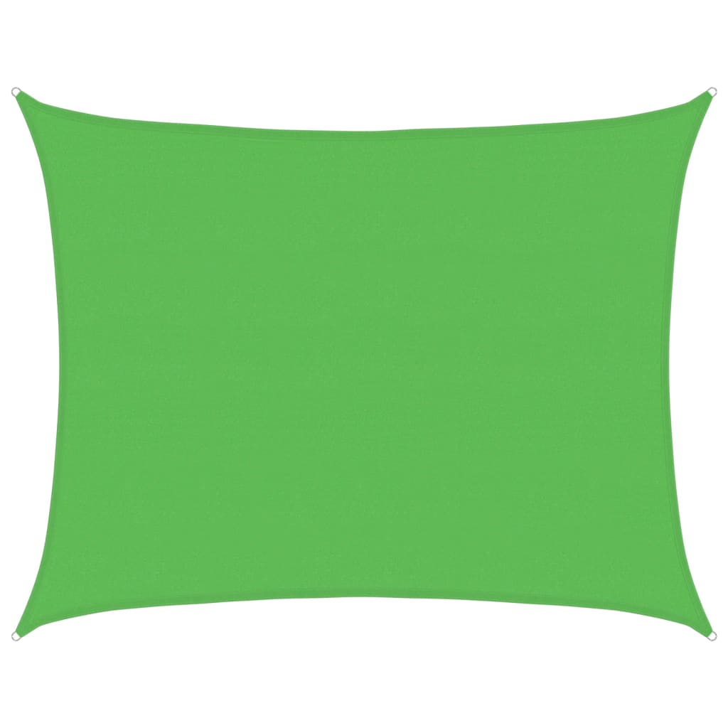 VidaXL Sonnensegel 160 g m² 6x7 m HDPE Hellgrün
