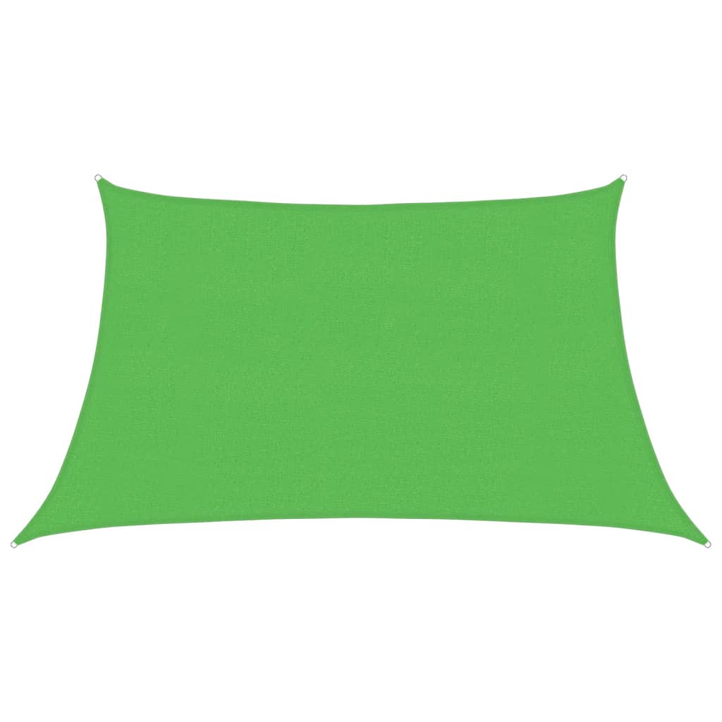 Vidaxl Zonnezeil 160 g m² 3 4x2 M HDPE hellgrün