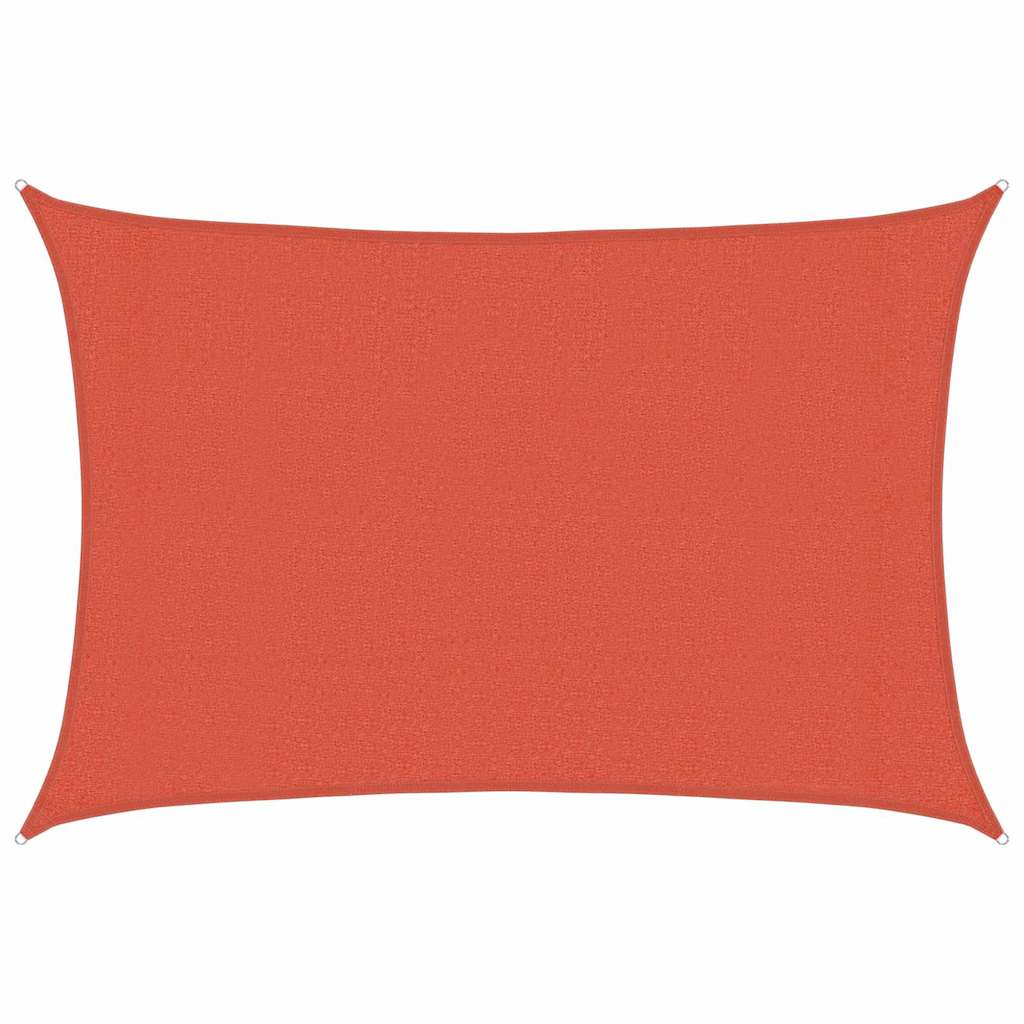 Vidaxl Zonnezeil 160 g m² 3x4,5 M HDPE Terrakotta gefärbt