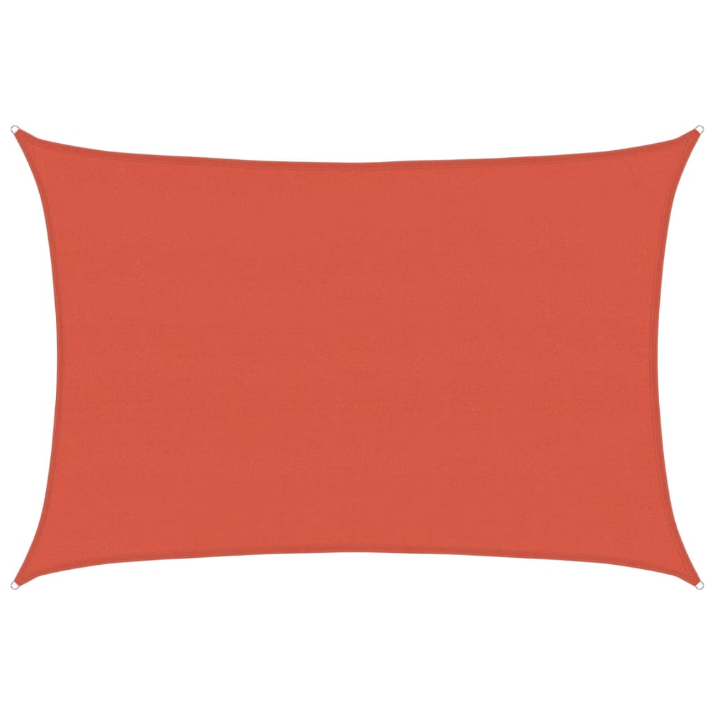 Vidaxl Zonnezeil 160 g m² 5x6 M HDPE Terracotta -Colored
