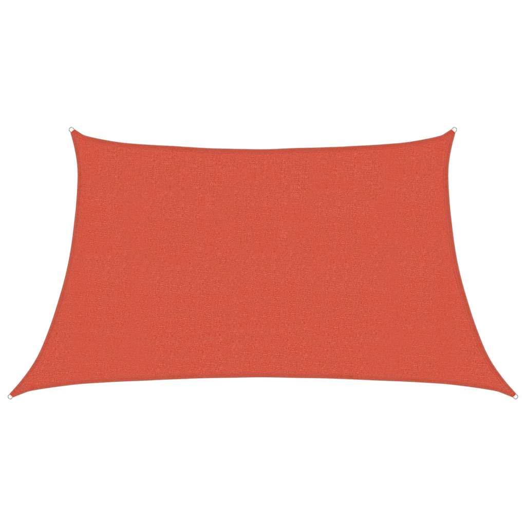 Vidaxl Zonnezeil 160 g m² 3 4x2 M HDPE Terrakotta gefärbt