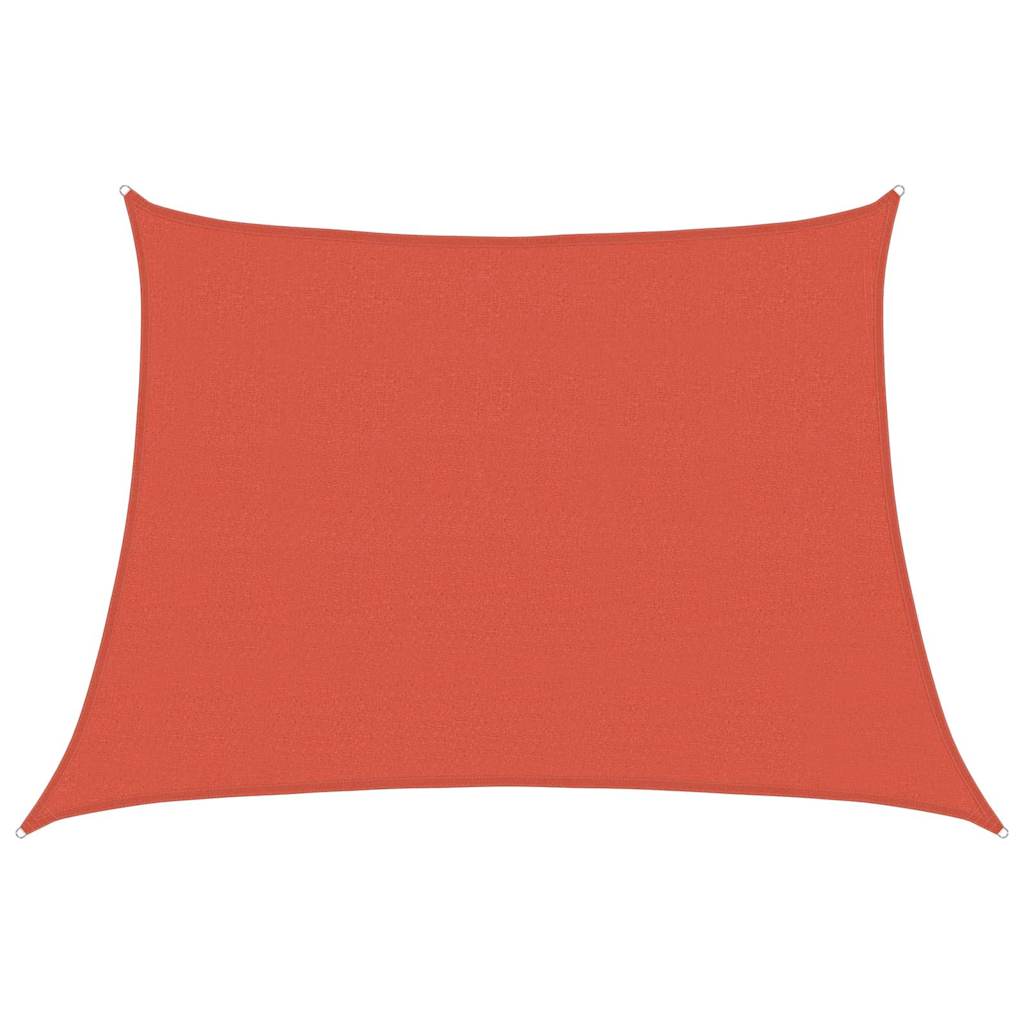 Vidaxx Sonnensegel 160 g m² Trapez 4 5x3 m HDPE terrakottafarben