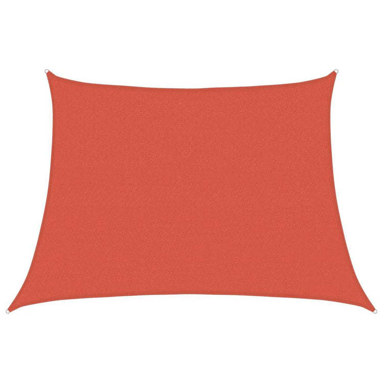 Vidaxx Sonnensegel 160 g m² Trapez 4 5x3 m HDPE terrakottafarben