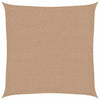 Vidaxl Zonnezeil 160 g m² 2,5 x 2,5 M HDPE Taupe