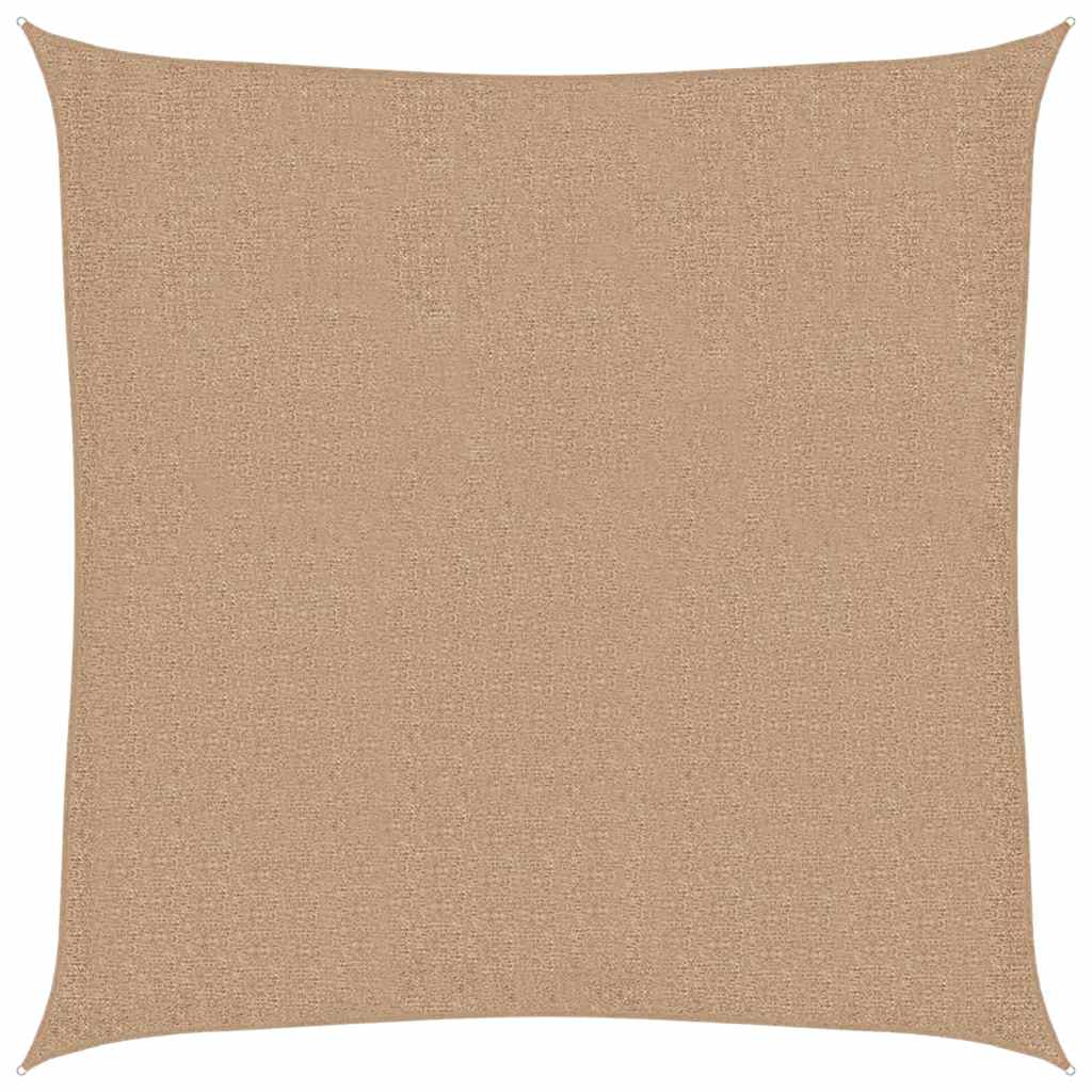Vidaxl Zonnezeil 160 g m² 2,5 x 2,5 M HDPE Taupe