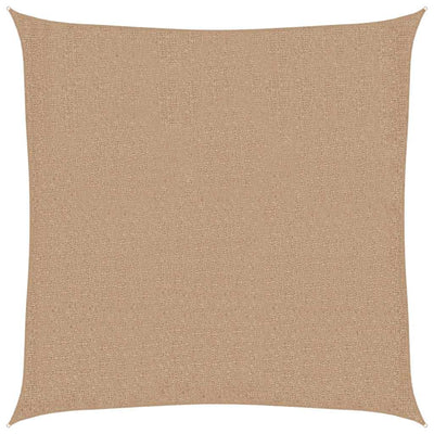 Vidaxl Zonnezeil 160 g m² 3x3 M HDPE Taupe