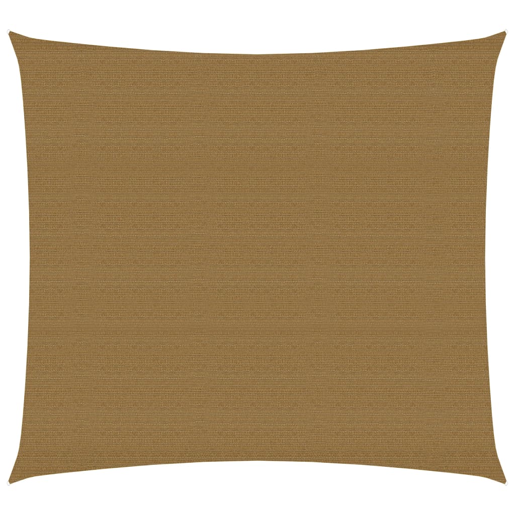 Vidaxl Zonnezeil 160 g m² 3,6 x 3,6 M HDPE Taupe