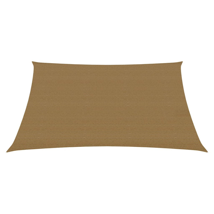 Vidaxl Zonnezeil 160 g m² 3,6 x 3,6 M HDPE Taupe