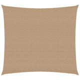 Vidaxl Zonnezeil 160 g m² 4x4 M HDPE Taupe - afbeelding 2