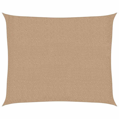 Vidaxl Zonnezeil 160 g m² 2,5 x 3 M HDPE Taupe