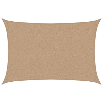 Vidaxl Zonnezeil 160 g m² 2,5 x 3,5 M HDPE Taupe