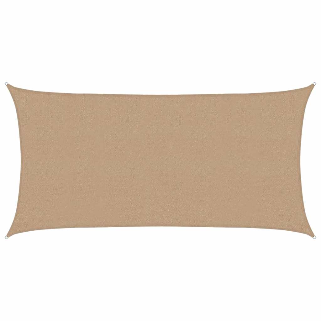 Vidaxl Zonnezeil 160 g m² 2,5 x 4,5 M HDPE Taupe