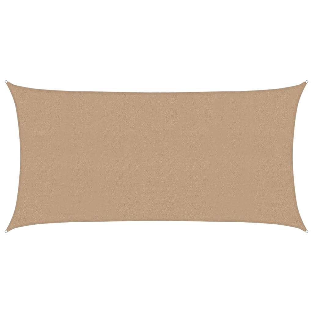Vidaxl Zonnezeil 160 g m² 2,5 x 5 M HDPE Taupe