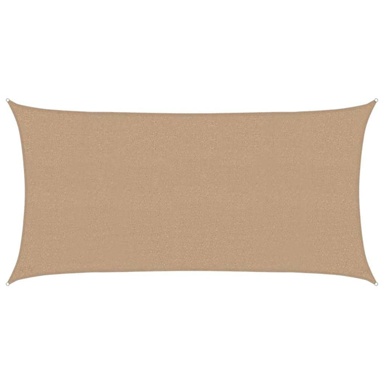 Vidaxl Zonnezeil 160 g m² 2,5 x 5 M HDPE Taupe