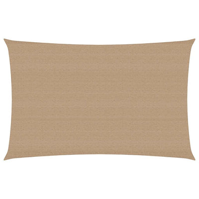 Vidaxl Zonnezeil 160 g m² 3x5 M HDPE Taupe