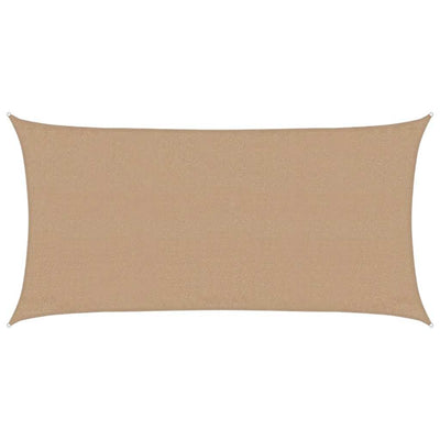 Vidaxl Zonnezeil 160 g m² 3x6 M HDPE Taupe