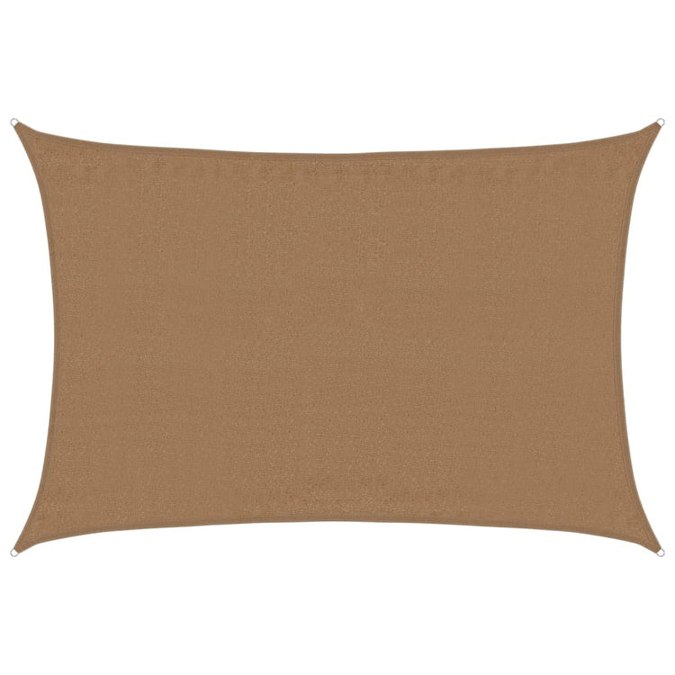 Vidaxl Zonnezeil 160 g m² 3,5 x 5 M HDPE Taupe