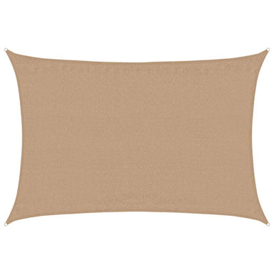 Vidaxl Zonnezeil 160 g m² 4x5 M HDPE Taupe