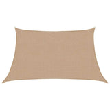 Vidaxl Zonnezeil 160 g m² 3 4x2 M HDPE Taupe - afbeelding 2