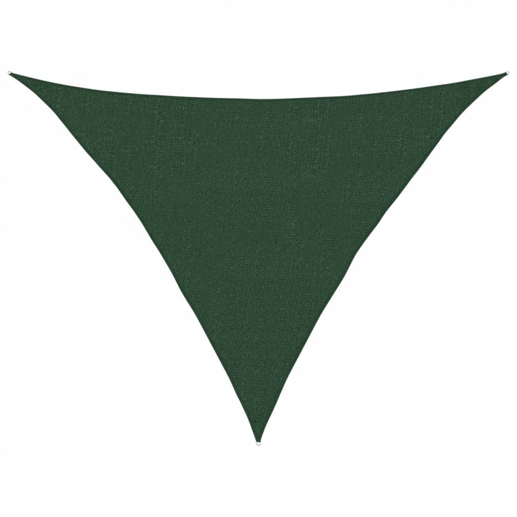 Vidaxl Zonnezeil 160 g m² 2,5 x 2,5 x 3,5 M HDPE Donkergroen