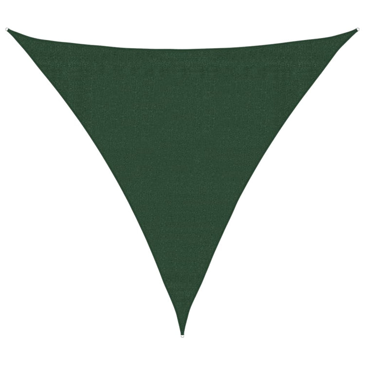 Vidaxx Sonnensegel 160 g m² 3x3x3 m HDPE dunkelgrün
