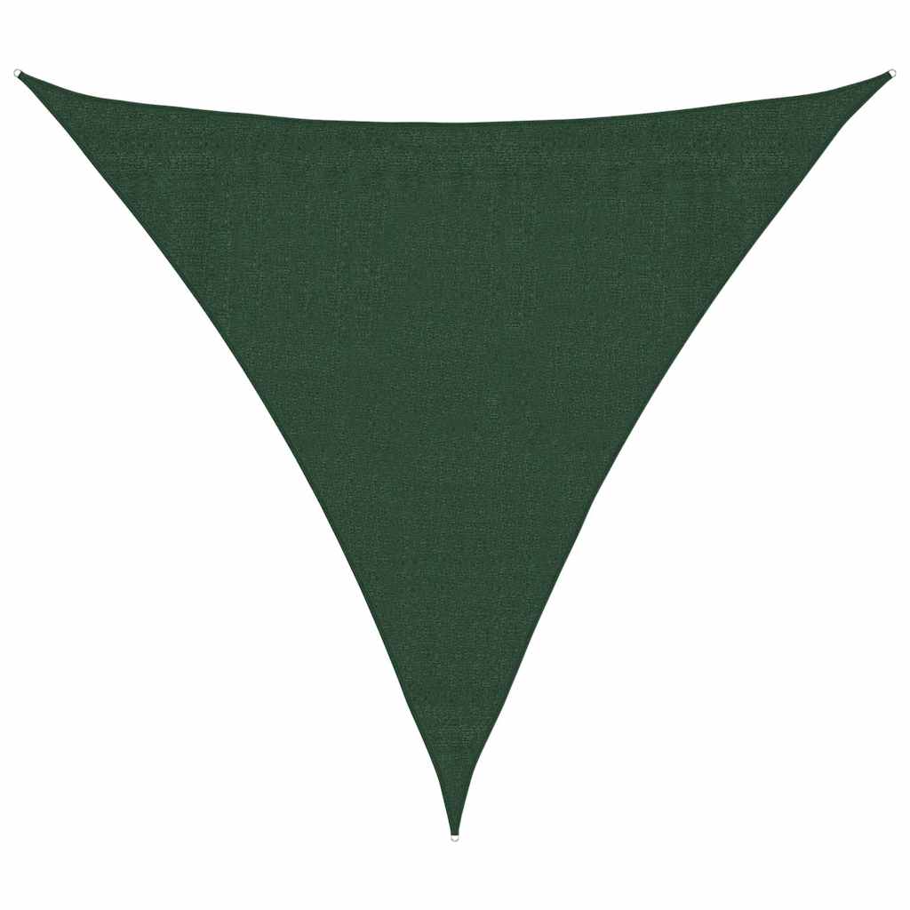 Vidaxl Zonnezeil 160 g m² 3,6 x 3,6 x 3,6 M HDPE dunkelgrün