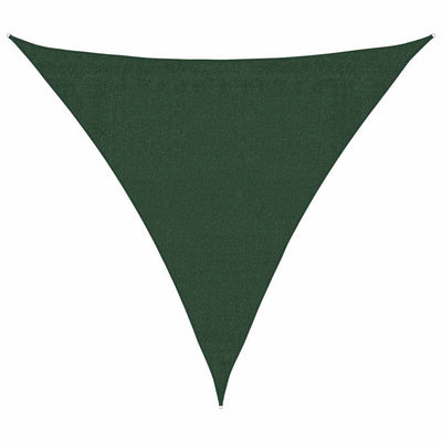 Vidaxl Zonnezeil 160 g m² 3,6 x 3,6 x 3,6 M HDPE dunkelgrün