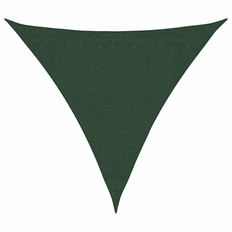 Vidaxl Zonnezeil 160 g m² 3,6 x 3,6 x 3,6 M HDPE dunkelgrün