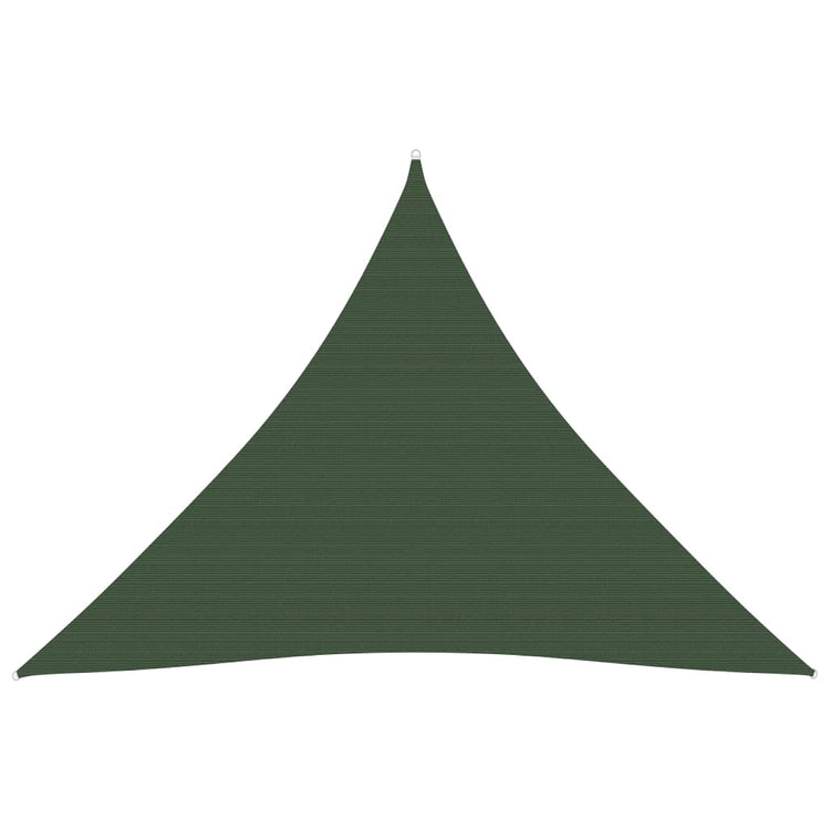 Vidaxl Zonnezeil 160 g m² 5x5x5 M HDPE dunkelgrün