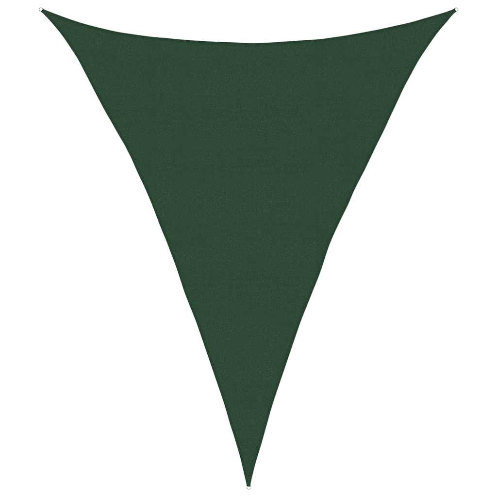 Vidaxx Sonnensegel 160 g m² 5x7x7 m HDPE dunkelgrün