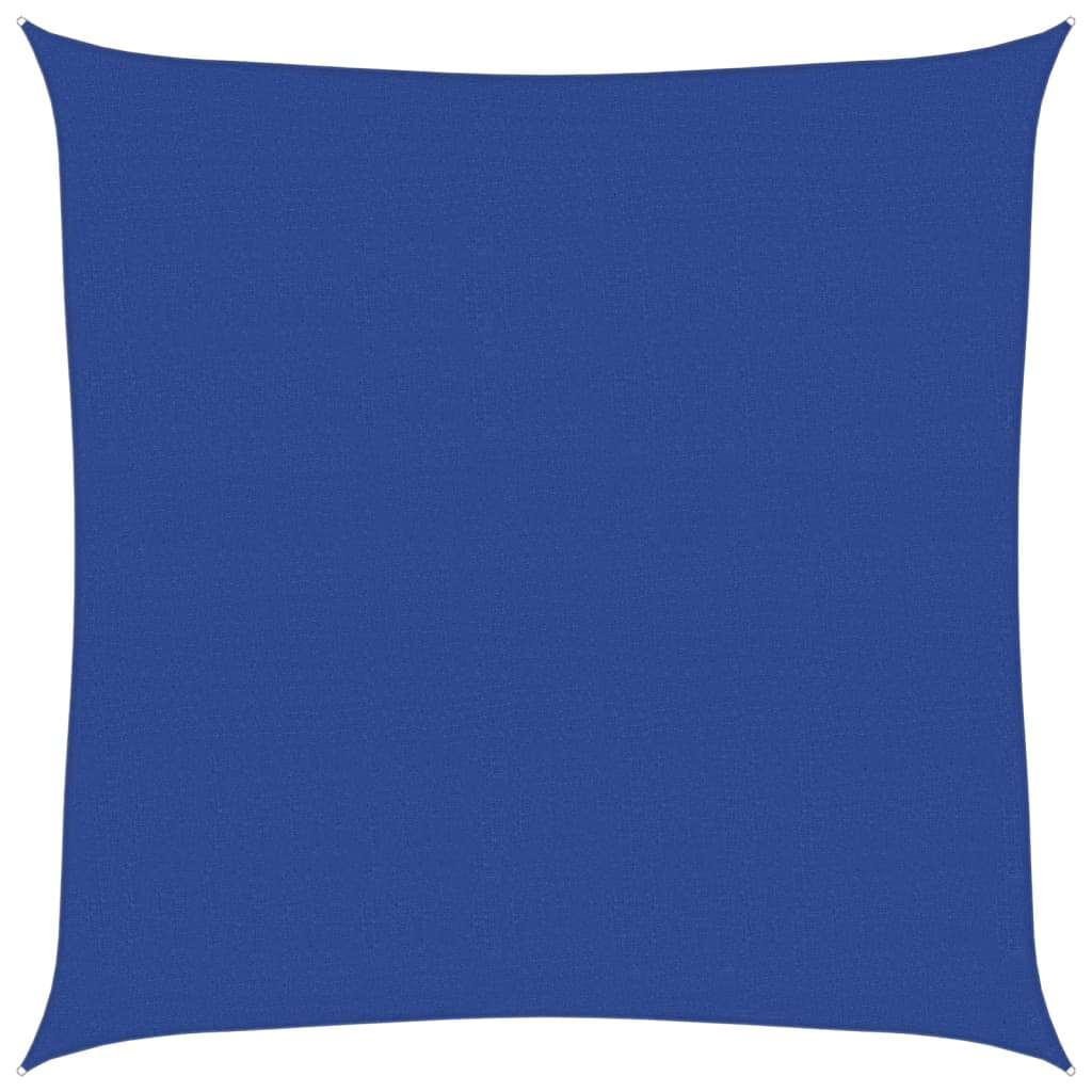 Vidaxx Sonnensegel 160 g m² quadratisch 7x7 m HDPE blau