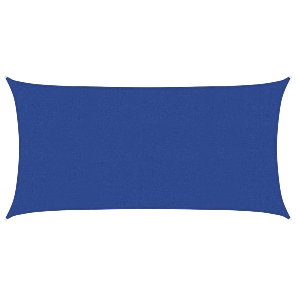 Vidaxl Zonnezeil 160 g m² 2x4 M HDPE Blau