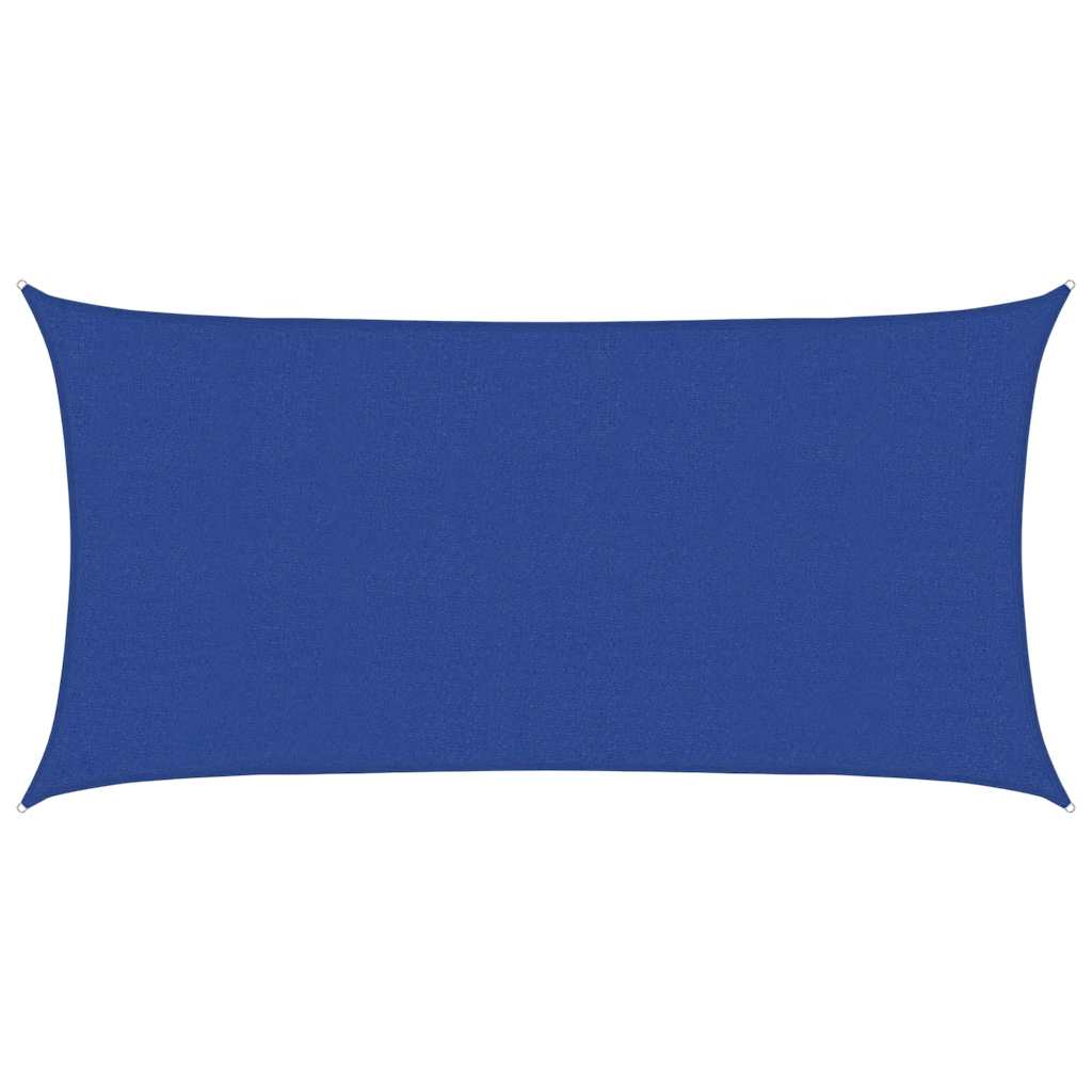 Vidaxl Zonnezeil rechteckig 160 g m² 2,5 x 5 M HDPE Blau