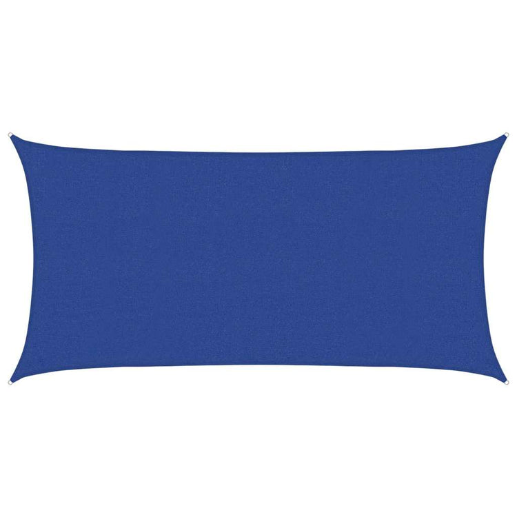 Vidaxl Zonnezeil rechteckig 160 g m² 2,5 x 5 M HDPE Blau