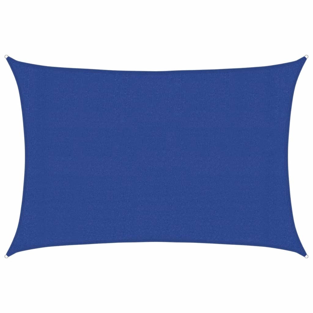 Vidaxl Zonnezeil 160 g m² rechteckig 3x4 M HDPE Blau