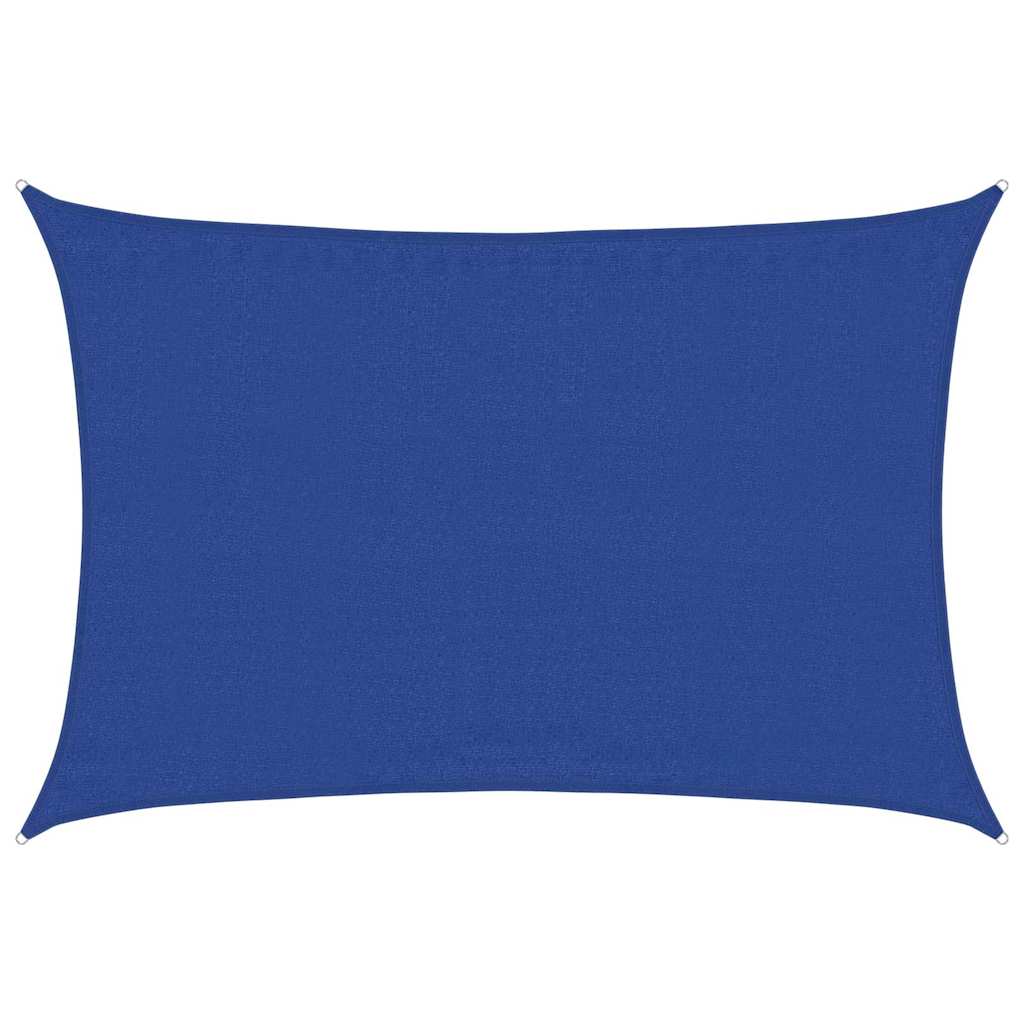 Vidaxl Zonnezeil 160 g m² rechteckig 3,5 x 4,5 M HDPE Blau
