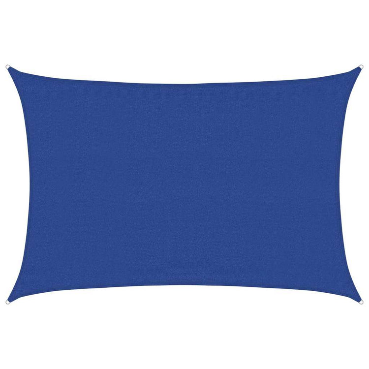Vidaxl Zonnezeil 160 g m² rechteckig 3,5 x 4,5 M HDPE Blau